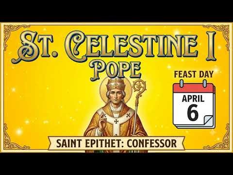 St. Celestine I, Pope: Defender of the Faith and Patron of Missions
