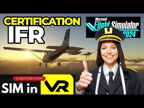 MSFS 2024 - Commercial Pilot License - IFR Certification - Cessna 172 - Instrument Flight Rules Exam