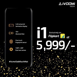 It's time to reveal the price of iVOOMi i1. It's not 9...8...7...6...4...3...2...1! The magical number is 5! 5.45 inch HD display, one-touch fingerprint sensor and more advanced features at just Rs. 5999. It doesn't get more paisa vasool than this. We'll soon be announcing the winners of our #GuessThePrice contest. If you guessed it correctly, you might be getting it. #IsmeSabKuchHai | iVOOMi Energy