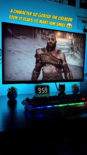 When Kratos Finally Smiled (17 Years in the Making...) 🥹🪓 #kartos #god #goviral