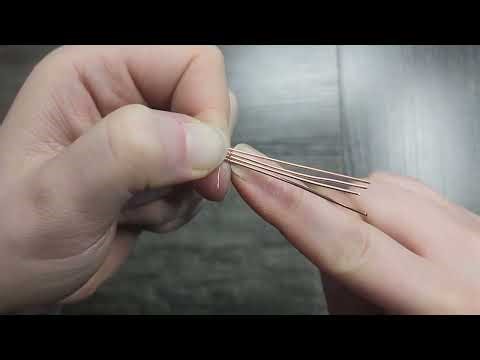 Wire wrapping weaves tutorial