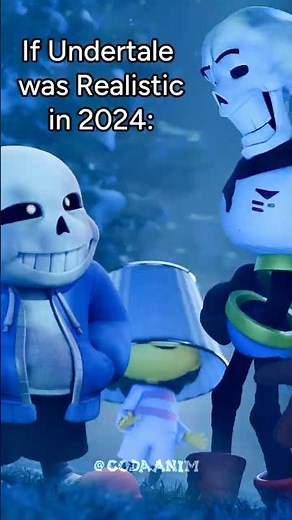 IF UNDERTALE WAS REALISTIC 2024 ( ANIMATION )