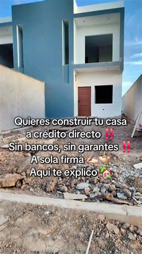 TU CASA PROPIA A CRÉDITO DIRECTO ‼️ 🏡 SIN BANCOS, SIN GARANTES ✍️🏻🫱🏻‍🫲🏼🏡 Tenemos diferentes opciones para tu casa propia con solo 3 requisitos: ✅️Contar con terreno propio ✅️ Cuota inicial 🫱🏻‍🫲🏼 ✅️ Carnet de Identidad 🪪 Servicios: ☑️ Construcción a crédito directo en su propio terreno 🏗👷‍♀️ ☑️ Terreno más construcción a crédito directo🏗🚧👷‍♀️ Cotiza tu construcción al WhatsApp 60906175 #construction #constructora #construcción #CasaPropia #casasmodernas #creditodirecto #financia