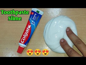 How to make slime with Fevicol and Colgate Toothpaste at home l How To Make Slime l No Glue Slime
