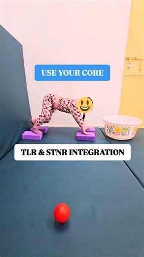 CONNECTING DOTS | Dr Pooja Chopra (OT) on Instagram: "🌟 Core strength plays a crucial role in integrating the Tonic Labyrinthine Reflex (TLR) and the Symmetrical Tonic Neck Reflex (STNR). Here's how: ❇️ What are TLR and STNR ? 🔸️Tonic Labyrinthine Reflex (TLR): A primitive reflex that helps with balance, equilibrium, and spatial awareness. It's activated when the head moves in relation to gravity. 🔸️Symmetrical Tonic Neck Reflex (STNR): A primitive reflex that helps with posture, movement, an