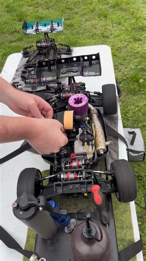 Adjusting the brake bias on my Agama Racing N1, with Alpha Falcon Engine supplied by Evolution Models R/C at Ledbury Model Car Club - 1/8th Astro track! 😎🏁 | Tayler Letchford RC and Racing
