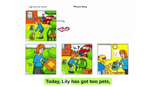 Lily's Pet Adventure: A Story for Movers Speaking Test