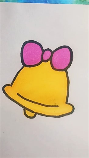 Bell 🔔 easy drawing #art #shorts