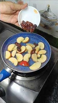 Apple & Dates Sweet Recipe | Easy, Healthy & Delicious Homemade Dessert 🍎