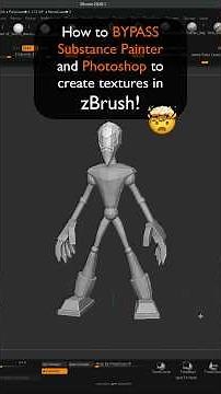 How to create TEXTURES in zBrush bypassing Substance Painter or Photoshop Workflow Tutorial