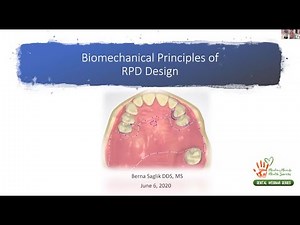 Biomechanical Principles of Removable Partial Denture Design- Dr Berna Saglik