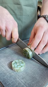 Halibut mosaic 🌿🐟 Preparing our halibut mosaic with dried lovage—now on the menu at Mielcke & Hurtigkarl. #MielckeHurtigkarl #fish #fishmosaic #halibut #cooking #finedining #copenhagen #delicious #culinary #gastronomy #chef #chefmode | MIELCKE & HURTIGKARL