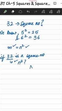 Is 32 a Square Number? | Proof and Explanation