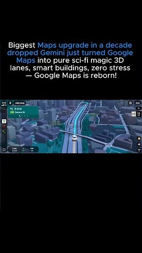 Biggest Google Maps Upgrade EVER? Gemini AI Transforms Navigation #technews #google #map #gps #ai