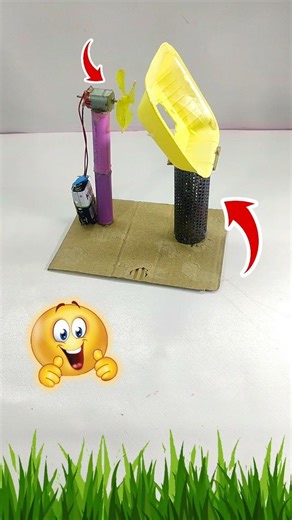 Dc motor life hack || easy science project #shorts