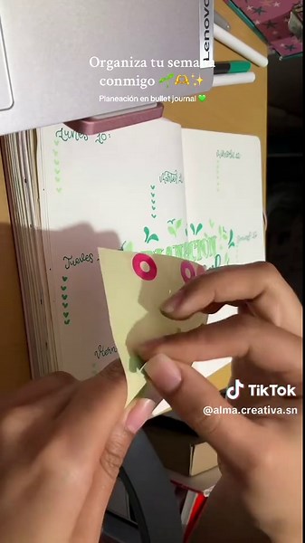 Organiza tu semana en el bullet journal