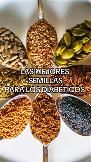 ✨ Semillas poderosas para diabéticos 🌱 Las semillas de girasol, sésamo, chía y linaza son pequeñas, pero tienen un gran impacto en la salud. Aportan fibra, grasas saludables y antioxidantes que ayudan a controlar la glucosa en sangre y mejorar la sensibilidad a la insulina. Además, su contenido de omega-3 y magnesio favorece la salud del corazón y reduce la inflamación, dos factores clave en el manejo de la diabetes. . . #diabetes #prediabetes #diabetestipo2