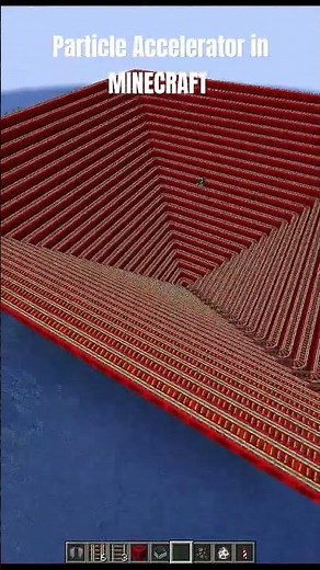 Particle Accelerator in MINECRAFT 😯#minecraft