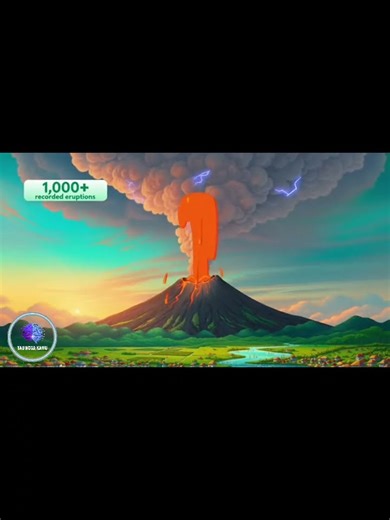 tau ngga? gunung merapi. #edukasi #facts #faktamenarik #faktaunik #education #feedshorts