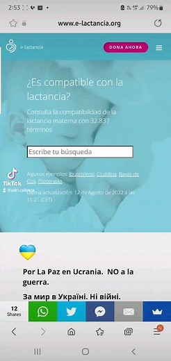 Conoce la página e-lactancia.org y es súper útil durante la Lactancia, si tienes necesidad de tomar medicamentos durante la lactancia, no siempre tienes que suspenderla, existen muchos medicamentos compatibles. ¡Bonito Domingo! Dra. Adriana Cabrera Pediatra Neonatóloga Consejería en Lactancia Hospital Sann Charbel en Matamoros, Tam. Citas: (868)2583536 & (868)8107373 ext. 373 | Dra. Adriana Cabrera - Pediatra Neonatóloga y Lactancia | Facebook