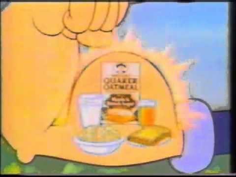 instant Quaker oatmeal with Popeye