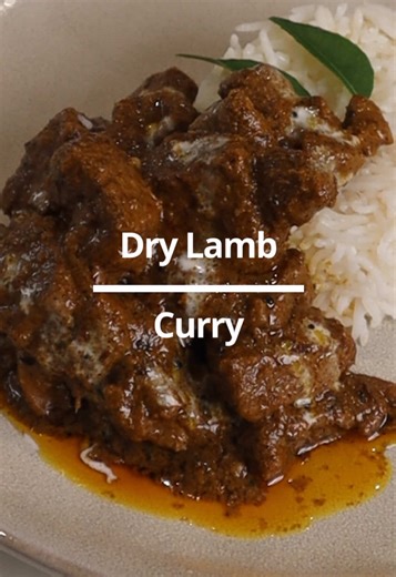 Delicious Dry Lamb Curry Recipe with Coconut Milk