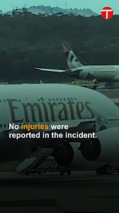 45K views · 109 reactions | Hundreds of passengers were evacuated from Etihad Flight EY461 after two wheels exploded. The airport is working to remove the plane while operations continue. #etribune #EtihadFlightEY461 #FlightEvacuation #PlaneExplosion #AirlineSafety #EtihadAirways #EmergencyLanding #AirTravelNews #AviationSafety #FlightIncident #AirportsUpdate #PassengerSafety #AviationNews #FlightEmergency | Express Tribune | Facebook