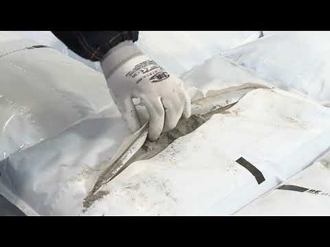 Cement - Complete bagging and palletizing line (PE bags)