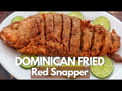 Dominican Fried Red Snapper | Fried Red Snapper Dominican Style