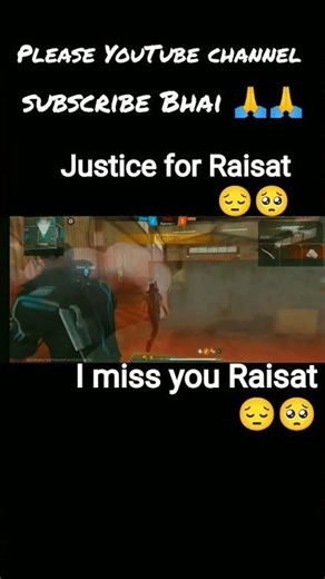 justice for Raisat 😔🥺 #freefire #raistar #gaming #shorts
