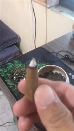 How to burn agarwood incense cones #youtubeshorts