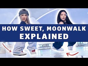 NewJeans 'How sweet' dance moves detailed explanation tutorial, footwork, mirrored