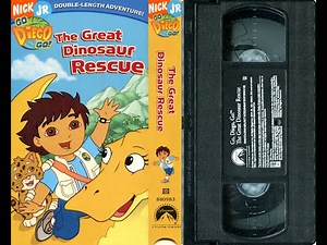 Opening/Closing to Go, Diego, Go! - The Great Dinosaur Rescue (US VHS; 2006)