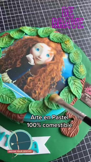 Princesa Mérida Brave Cake - Arte en Pastel