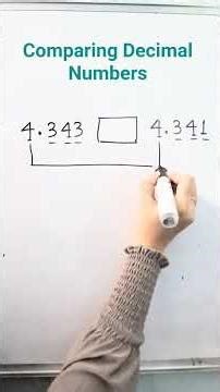 From Left to Right: The Key to Comparing Decimals
