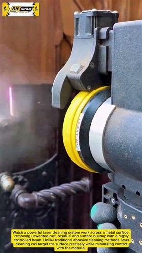 This Laser Cleaning Machine Removes Rust Like MAGIC! 🔥⚙️