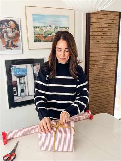 These little wrapping tools have been so helpful for wrapping Christmas gifts! They clamp to your table or counter and hold a roll of wrapping paper in place. Each side also has a built in tape dispenser, so you can grab as many pieces of tape as you need one-handed! Using these has helped to streamline the wrapping process and I will be using them throughout the entire holiday season! Shop here: https://urlgeni.us/amzn/YDPUQ Shop all my holiday finds: https://liketk.it/4nlcr #holidaymusthave #a