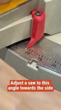 Master acute angle cuts