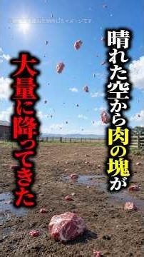 [True Story] Meat fell from the sky!? The strange phenomenon in America 150 years ago → What is t...