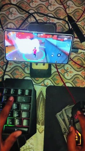 Free Fire Keyboard & Mouse Gameplay 🔥 Redmi Note 13 5G | GG Mouse Pro | TOX GAMING#freefire #shorts