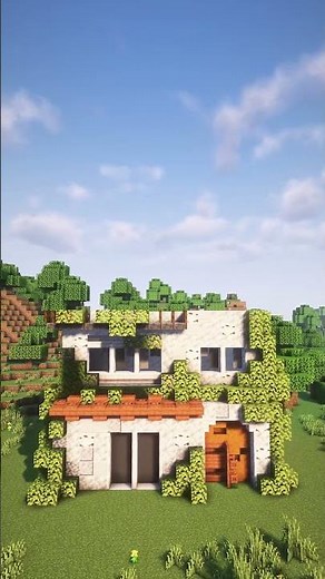 You definitely didn't know how to build a beautiful house in Minecraft #minecrafttutorial