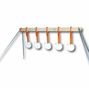 8" AR550 Reactive Gong Target System - Five