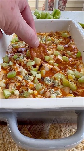 This easy buffalo chicken wing dip is a bold, creamy, cheesy crowd-pleaser that’s guaranteed to disappear at any party or game day spread! Bonus: it's low carb, high-protein, and keto-friendly! GET RECIPE ➡️ or visit SeekingGoodEats.com and search “buffalo chicken wing dip” Why it's a must-make. ✔️ Big, bold flavor – all the classic chicken wing vibes in one creamy, scoopable dip ✔️ Healthy - it's low-carb, high-protein, and keto-friendly ✔️ Simple to make – minimal prep with maximum payoff ✔️ S