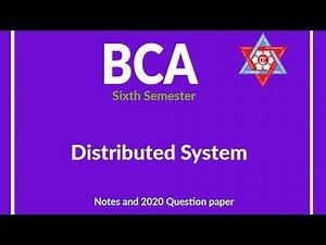 CHAPTER-3 PROCESSES OF DISTRIBUTED SYSTEM BCA 6TH SEM TU NEPAL||CLASS B.I.A||