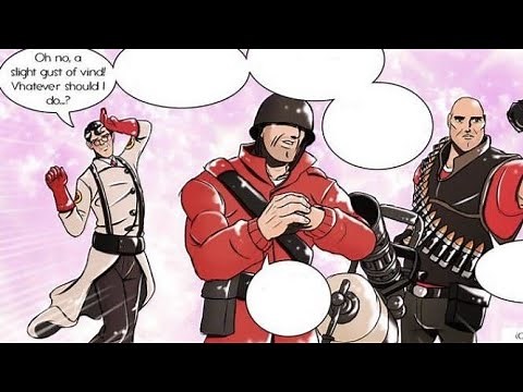 TF2 Comic Dub - Medic's Fanon vs Canon
