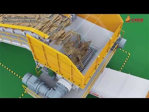 OCC paper pulping line cardboard paper recycling dry pulping plant