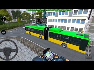 Articulated Bus Drive in Berlin Map 🗺️ Bus Simulator Evo Gameplay 🎮