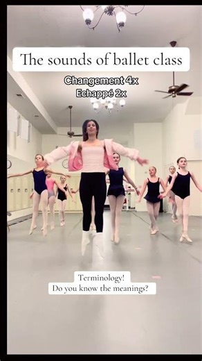 Ballet dance terminology