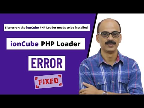 How to fix "the ionCube loader needs to be installed" error in wordpress