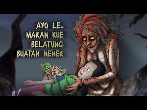Diculik Wewe Gombel & Dijadikan Anaknya #HORORMISTERI | Kartun hantu, Animasi Horor